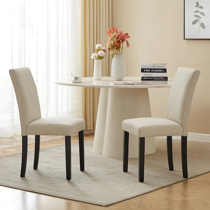 Dining Chairs Set of 2/4/6, Upholstered Kitchen Chairs Dining Room Side Chair with Padded Seat Back
