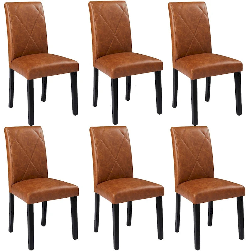 Dining Chairs Set of 2/4/6, Upholstered Kitchen Chairs Dining Room Side Chair with Padded Seat Back