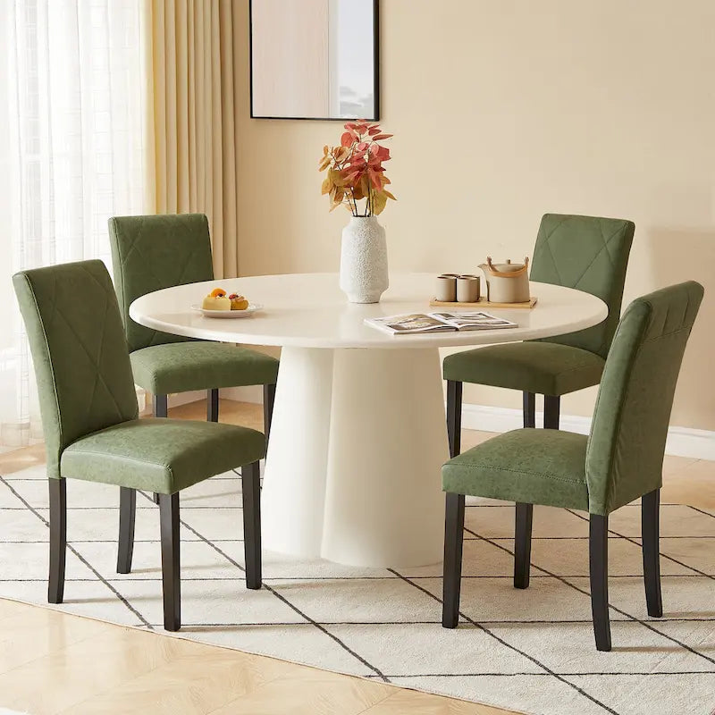 Dining Chairs Set of 2/4/6, Upholstered Kitchen Chairs Dining Room Side Chair with Padded Seat Back