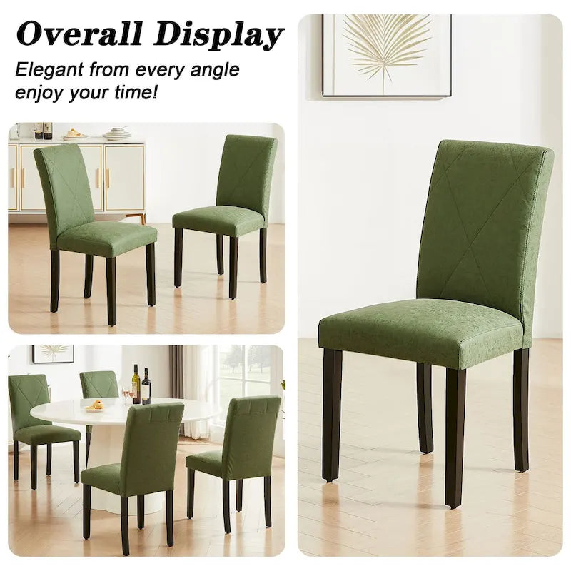 Dining Chairs Set of 2/4/6, Upholstered Kitchen Chairs Dining Room Side Chair with Padded Seat Back