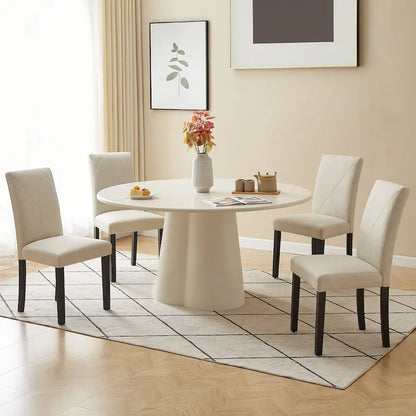 Dining Chairs Set of 2/4/6, Upholstered Kitchen Chairs Dining Room Side Chair with Padded Seat Back