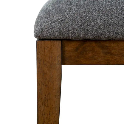 Rounded Solid Wood Dining Chairs (Set of 2)