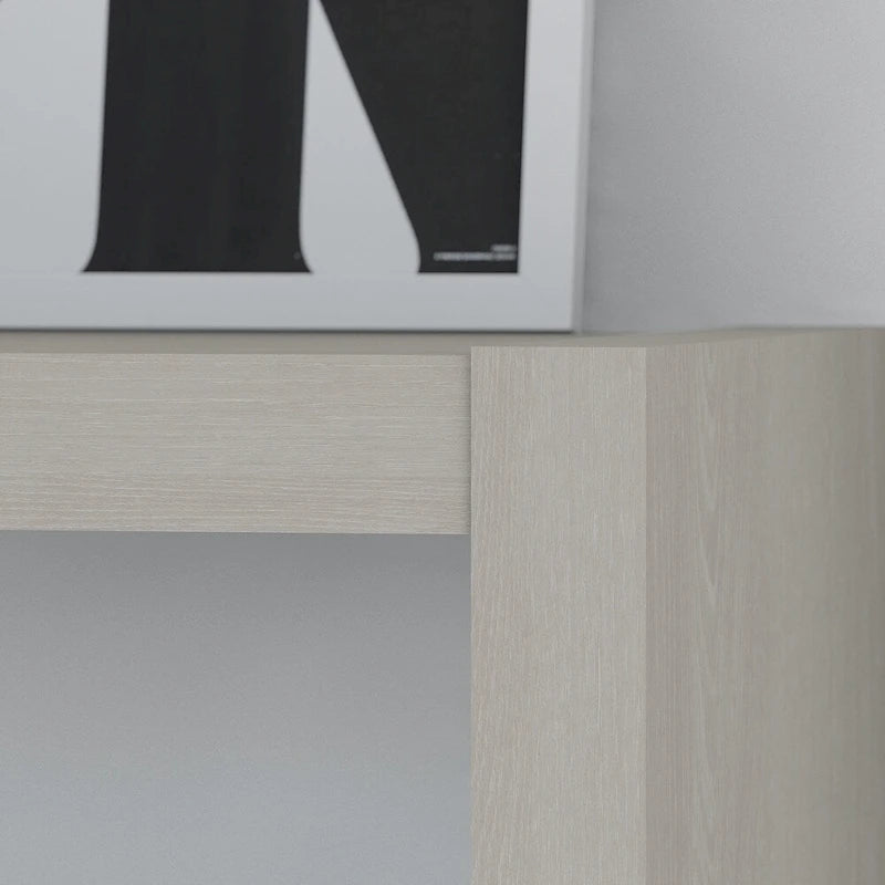 56W Bookcase Desk with Adjustable Shelves