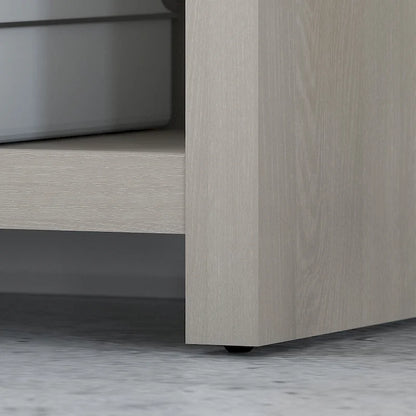 56W Bookcase Desk with Adjustable Shelves