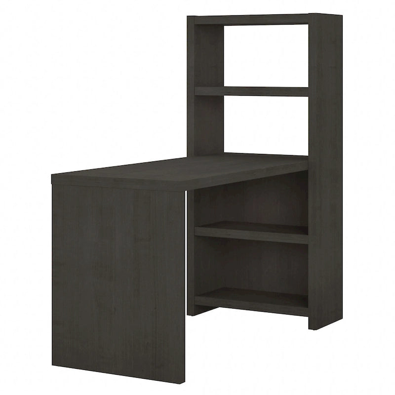 56W Bookcase Desk with Adjustable Shelves