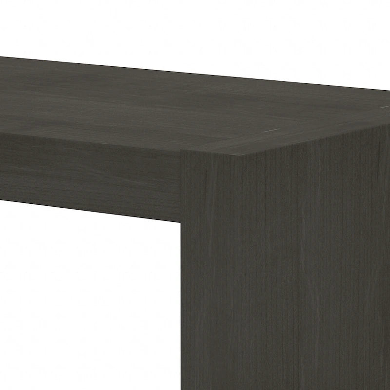 56W Bookcase Desk with Adjustable Shelves