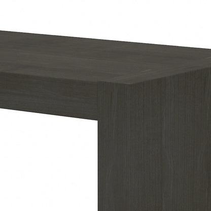 56W Bookcase Desk with Adjustable Shelves
