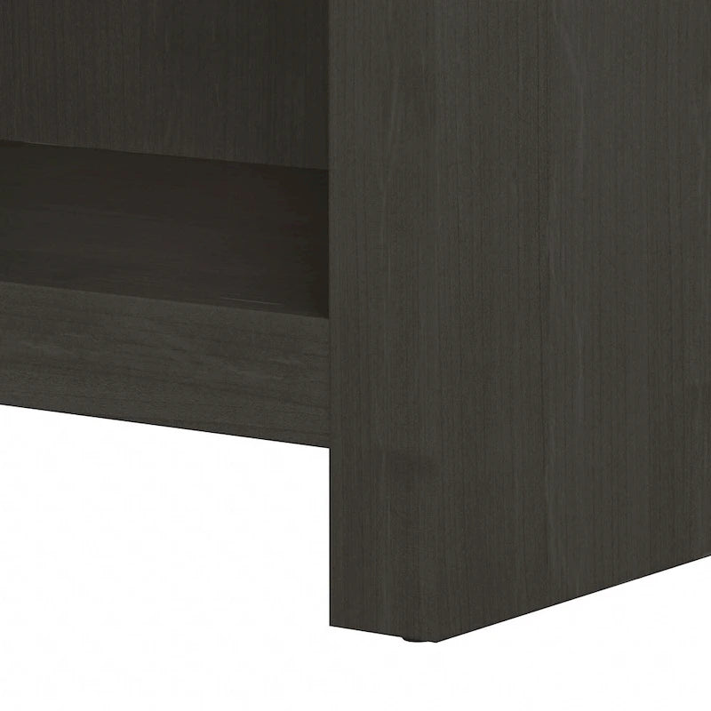 56W Bookcase Desk with Adjustable Shelves