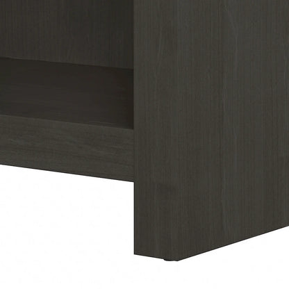 56W Bookcase Desk with Adjustable Shelves