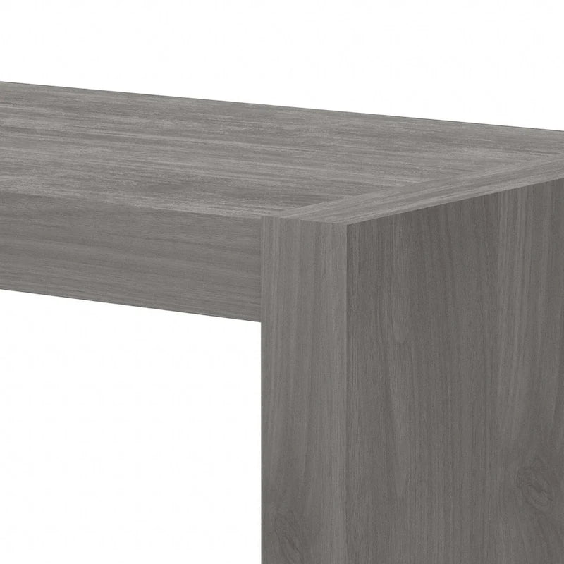56W Bookcase Desk with Adjustable Shelves