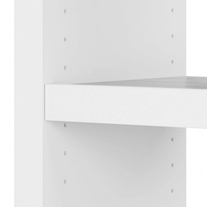 56W Bookcase Desk with Adjustable Shelves