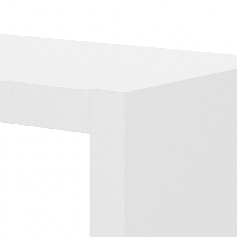 56W Bookcase Desk with Adjustable Shelves